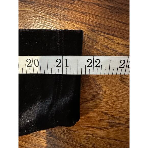 ALLSAINTS Women's Delta Long Sleeve Velvet Top – Black – Size 10 Elevated Style - Picture 8 of 8